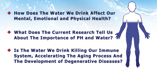 What does WATER mean to your Health?